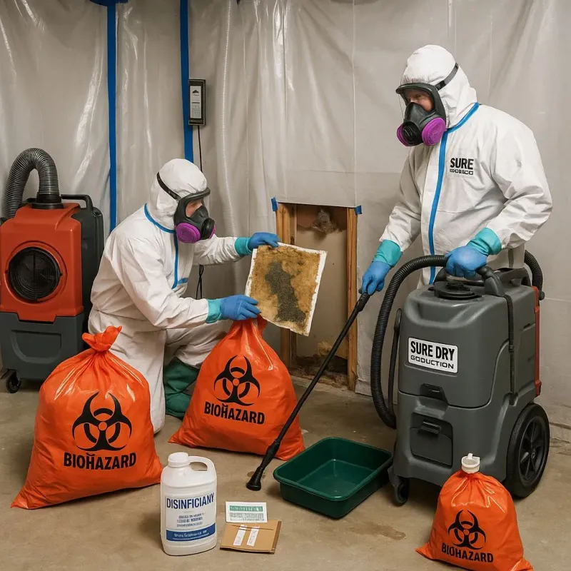 Contaminated Water Handling Protocols process in Oconto County, WI